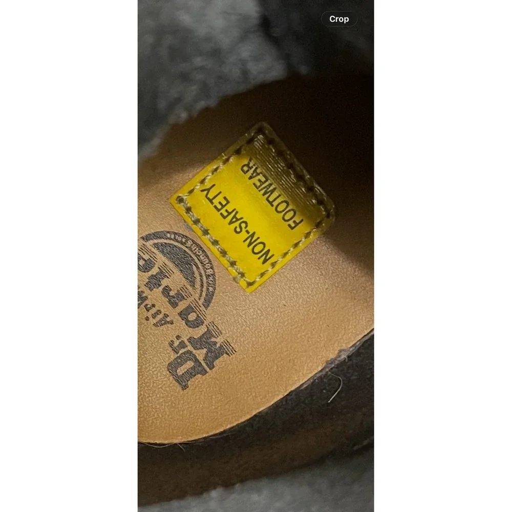 Dr Martens 10966 men 9 womens 10 Black  Leather 10-Eye Platform Cap Toe Boots